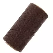 Bobina di filo cerato Linhasita per micro macramè 0,5 mm - Pecan (649) x335m