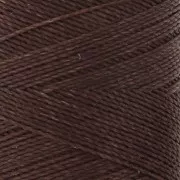 Bobina di filo cerato Linhasita per micro macramè 0,5 mm - Pecan (649) x335m