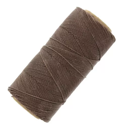 Bobina di filo cerato Linhasita per micro macramè 0,5 mm - Cedro (511) x335m