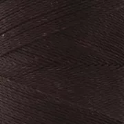 Bobina di filo cerato Linhasita per micro macramè 0,5 mm - Ebano (555) x335m