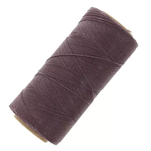 Filo cerato Linhasita per micro macramè 0.5mm Sangria Purple (287) x335m