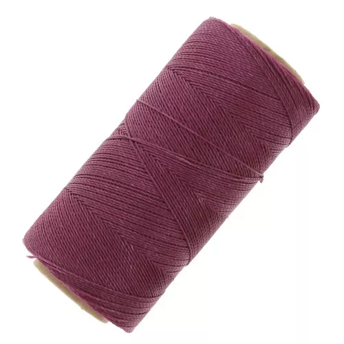 Bobina di filo cerato Linhasita per micro macramè 0,5 mm - Violine (368) x335m