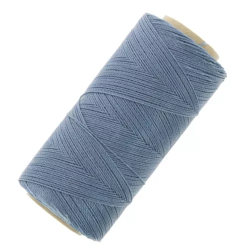 Bobina di filo cerato Linhasita per micro macramè 0,5 mm - Jeans (384) x335m