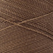 Bobina di filo cerato Linhasita per micro macramè 1 mm - Caramel Brown (362) x168m