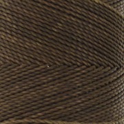 Bobina di filo cerato Linhasita per micro macramè 1 mm - Cachi scuro (844) x168m