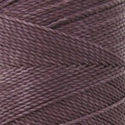 Bobina di filo cerato Linhasita per micro macramè 1 mm - Sangria Purple (287) x168m