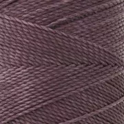 Bobina di filo cerato Linhasita per micro macramè 1 mm - Sangria Purple (287) x168m