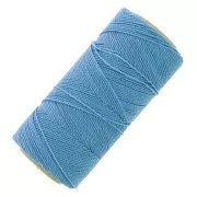 Bobina di filo cerato Linhasita per micro macramè 1 mm - Sky Blue (721) x168m
