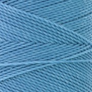 Bobina di filo cerato Linhasita per micro macramè 1 mm - Sky Blue (721) x168m