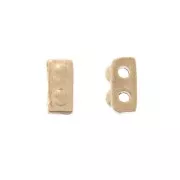 Cymbal Bead Substitute per Half Tila 5x2.6x2.2 mm Ornos Dorato Rosa x1