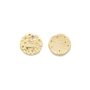 Ciondolo Zodiaco Sagittario Capricorno ottone Ossido di zirconio 15 mm - Doratox1|raw }}