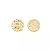 Ciondolo Zodiaco Sagittario Capricorno ottone Ossido di zirconio 15 mm - Doratox1
