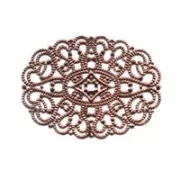 Stampa ovale cm. 4,7x3,4 rame antico x1