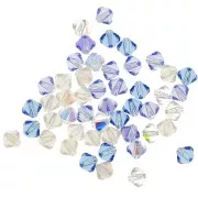 Invierno - Mix de Toupies en cristal PureCrystal 5328 4 mm Hiver x50 Mix de Toupies en cristal PureCrystal 5328 4 mm Hiver x50