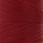 Bobina di filo cerato Linhasita per micro macramè 0,75 mm - Rosso scuro (44) x228m