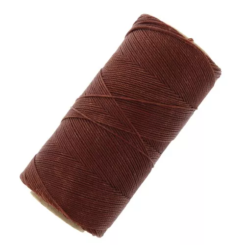 Bobina di filo cerato Linhasita per micro macramè 0,75 mm - Rame vecchio (25) x228m