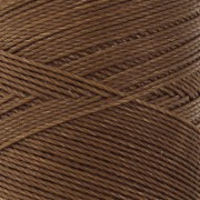 Bobina di filo cerato Linhasita per micro macramè 0,75 mm - Caramel Brown (362) x228m
