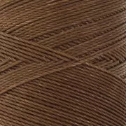Bobina di filo cerato Linhasita per micro macramè 0,75 mm - Caramel Brown (362) x228m