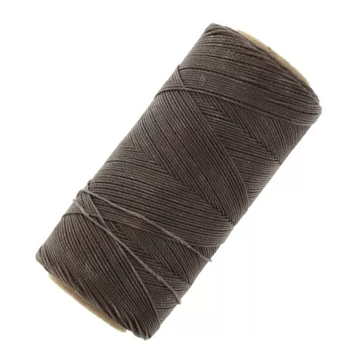 Bobina di filo cerato Linhasita per micro macramè 0,75mm Chocolate Brown (583) x228m