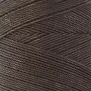 Bobina di filo cerato Linhasita per micro macramè 0,75mm Chocolate Brown (583) x228m
