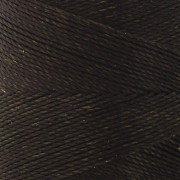 Bobina di filo cerato Linhasita per micro macramè 0,75 mm - Marrone scuro (205) x228m