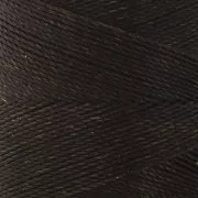 Bobina di filo cerato Linhasita per micro macramè 0,75 mm - Marrone scuro (205) x228m