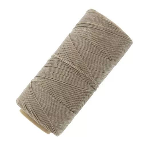 Bobina di filo cerato Linhasita per micro macramè 0,75 mm - Greige (04) x228m