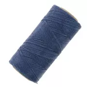 Filo cerato Linhasita per micro macramè 0.75 mm Blu Jean foncé (275) x228m