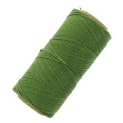 Bobina di filo cerato Linhasita per micro macramè 0,75 mm - Verde erba (352) x228m