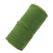 Bobina di filo cerato Linhasita per micro macramè 0,75 mm - Verde erba (352) x228m