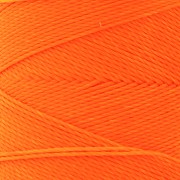 Bobina di filo cerato Linhasita per micro macramè 0,75 mm - Arancione fluo (393) x228m