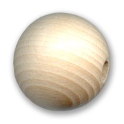 Perle in legno mm. 35 x1