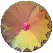 Cabochon PureCrystal 1122 Rivoli mm. 14 Crystal AB Ultra Purple