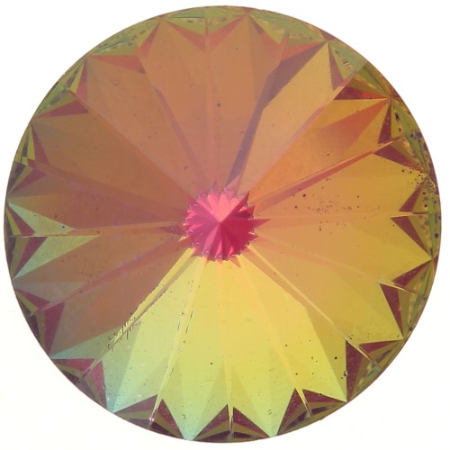 Cabochon PureCrystal 1122 Rivoli mm. 14 Crystal AB Ultra Purple