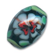 Oliva mm. 20x14 Nero/Biancox1