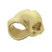 Pendente conchiglie 14x12 mm - Dorato satinato x1