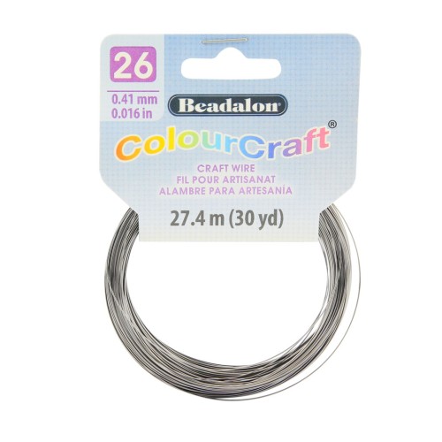 Filo di rame tondo ColourCraft Wire 0.41 mm - Gunmetal x27.4 m