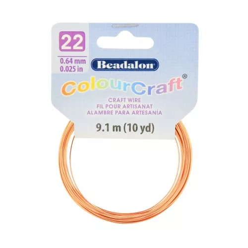 Filo di rame tondo ColourCraft Wire 0.64 mm anti-appannamento - Naturale x9.1 m