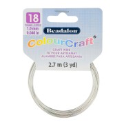 Filo di rame tondo ColourCraft Wire 1 mm - Argento x2.7 m|raw }}