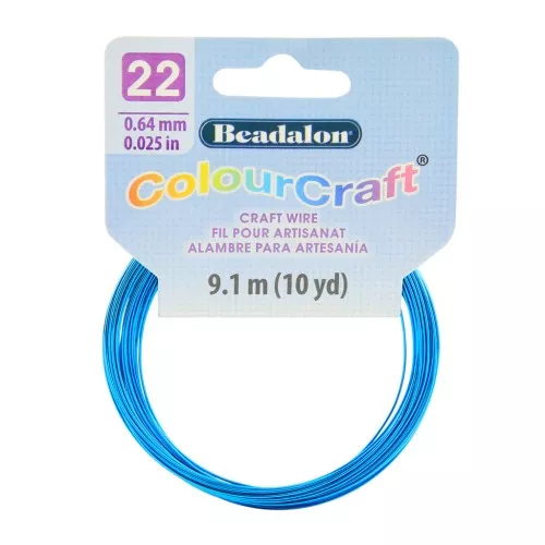Filo di rame tondo ColourCraft Wire 0.64 mm - Turchese x9.1 m