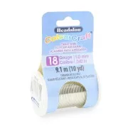 ColourCraft Wire 1mm Argento anti-ossidazione x9,1m filo di rame semiduro rotondo