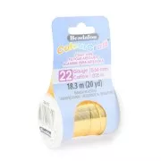 Filo di rame tondo ColourCraft Wire 0.64 mm - Dorato anti-macchia x18.3 m