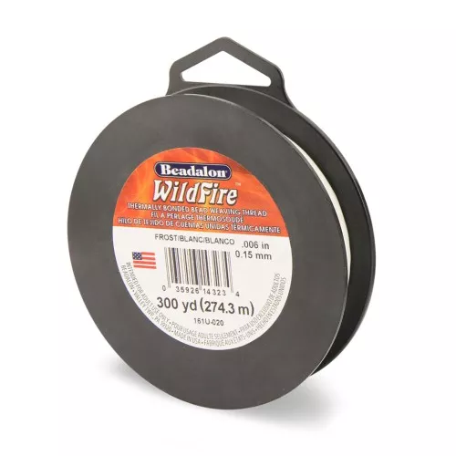 Filo nylon trecciato WildFire mm. 0.15 Bianco x274.3 m