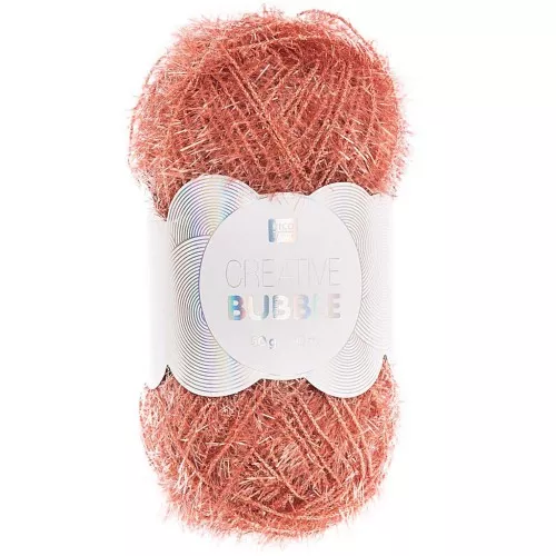 Creative Bubble - Filo per spugna tawashi Arancione Argile x50g