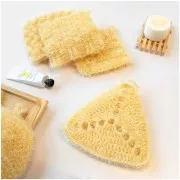 Creative Bubble - Filo per spugna tawashi Arancione Vaniglia x50g