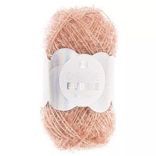 Creative Bubble - Filo per spugna tawashi Arancione Nude x50g