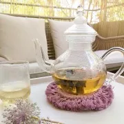 Bobina di corda in cotone per macramè 4 mm - Creative Cotton Cord - Lilas x 25m