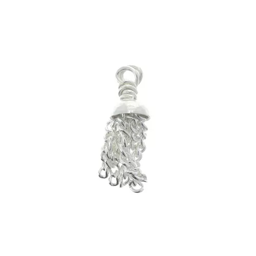 Pendente catena di nappe 15 mm - Argento 925 x1