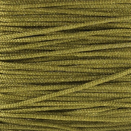 Filo di giada / Filo di nylon intrecciato 0,8 mm - Verde oliva x2,9 m