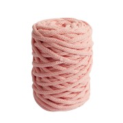 Bobina di corda 4mm cotone riciclato per macramè - DMC Eco Vita 12 - Rosa x55m